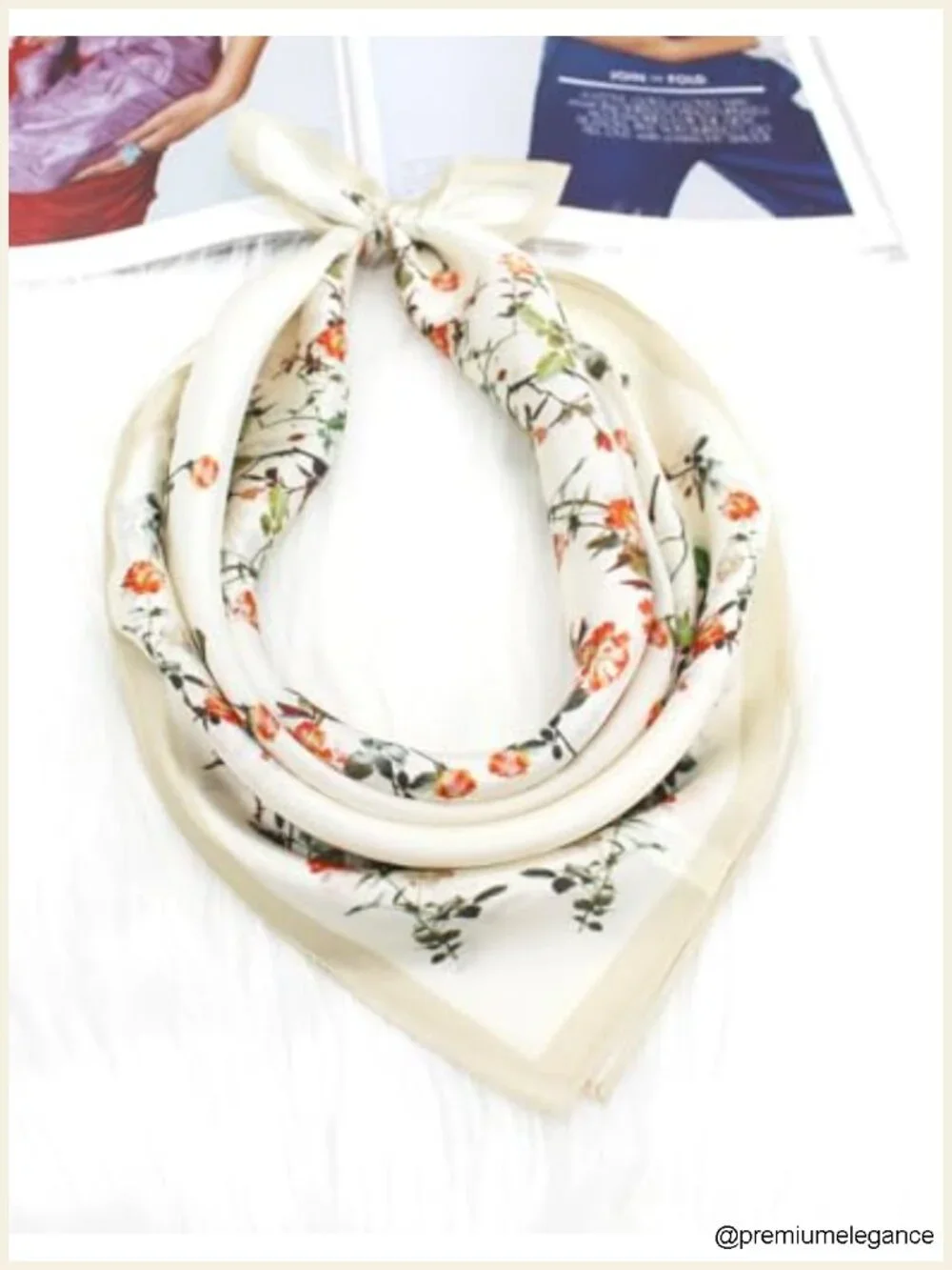 100% Mulberry Silk Scarf - 21